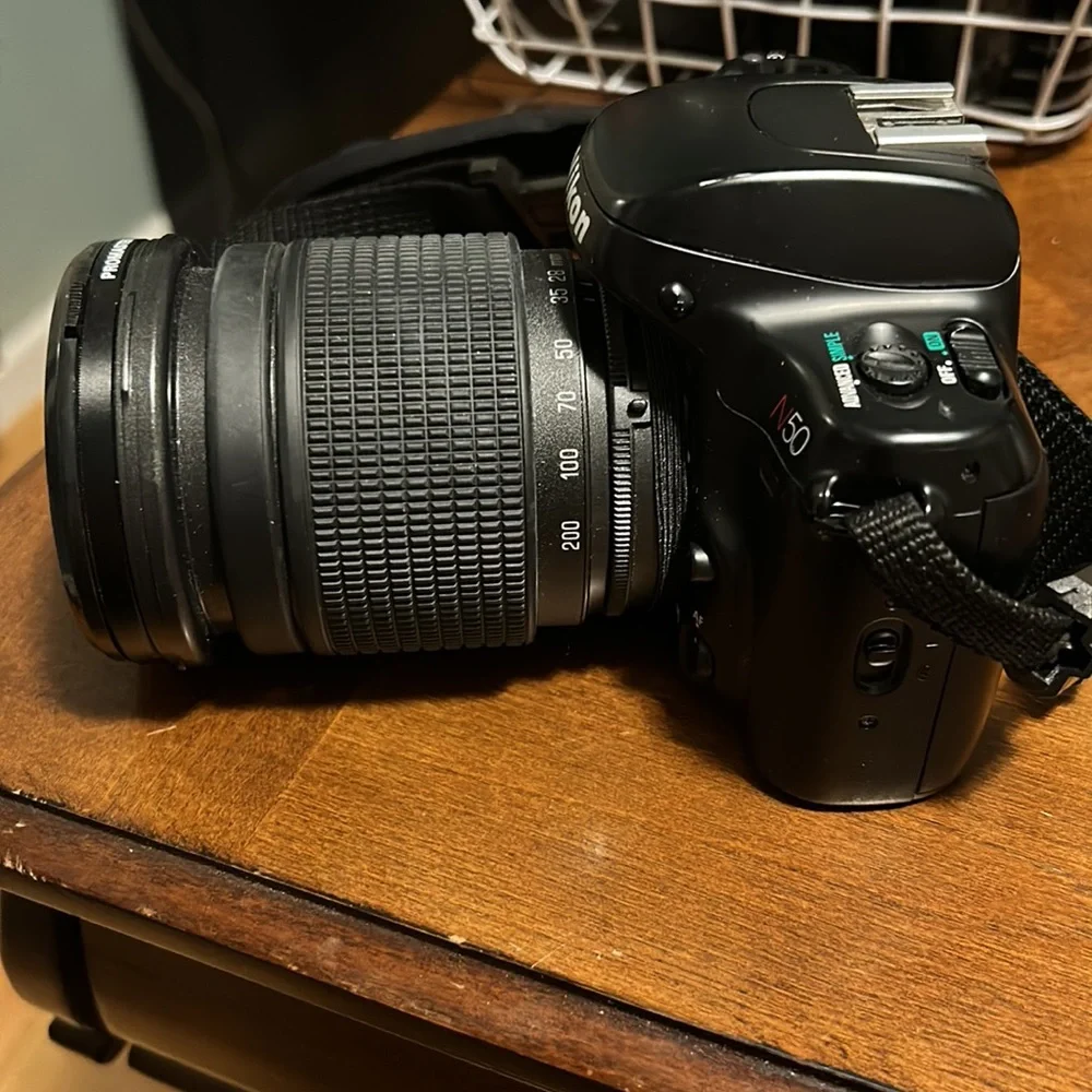 Nikon 50 with 72 mm lens
